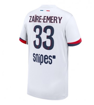 Paris Saint-Germain Warren Zaire-Emery #33 Bortatröja 2025-26 Kortärmad